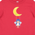 thumbnail image 4 of Inktastic Cute Fairy, Fairy On The Moon, Fairy On A Swing Girls Baby T-Shirt, 4 of 5