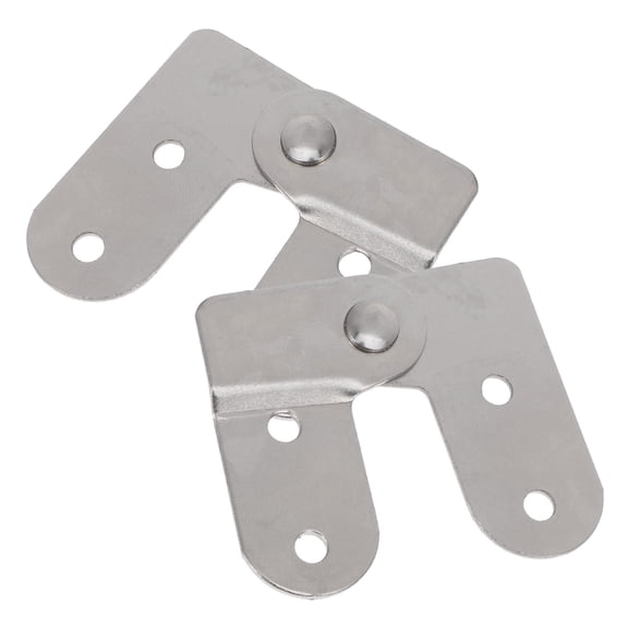 SOPOTUTU 2-Pack Lightweight Iron Step Ladder Hinges for Support and Easy Installation, Ideal for Home and Workshop Use