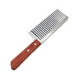 thumbnail image 2 of Cuchillo para Papas Fritas con Mango de Madera de Acero Inoxidable, Herramienta Moderna para Cocina, Cortador de Papas., 2 of 6