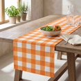 thumbnail image 7 of Virelaxpo Tropical Leaf Table Runner Dining Table Decor Wrinkle Resistant Fabric for Kitchen Party Wedding, 7 of 7