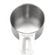 thumbnail image 5 of Juego de 7 tazas medidoras con cuchara para café de 1/8 de taza, taza medidora de metal de acero inoxidable, juego apilable de 7 piezas con pico, 5 of 8