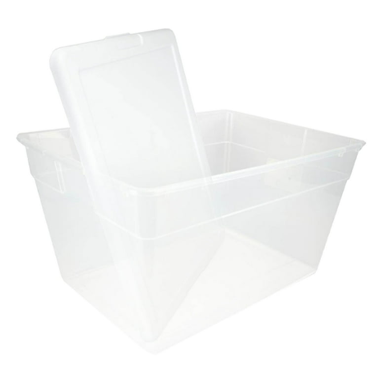 Sterilite 56 Quart Clear Plastic Storage Container Box w/ Latching
