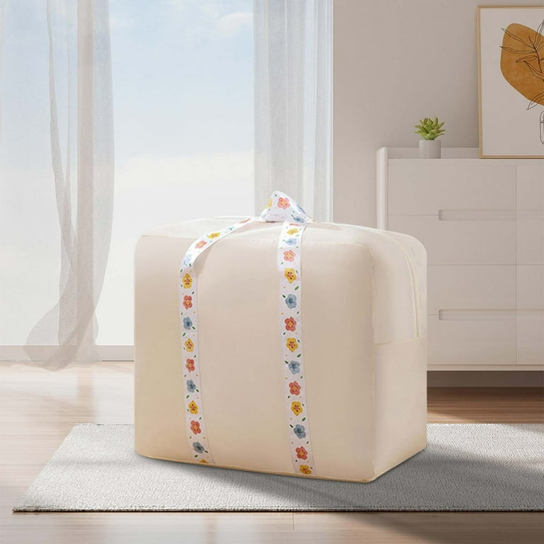 Space Saving Self Compression Organizer Storage Bag for Comforters