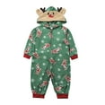 thumbnail image 4 of GRNSHTS Christmas Family Matching Hoodie Pajamas Reindeer One Piece Jumpsuit Zipper Pjs for Adult Kids Baby, 4 of 6