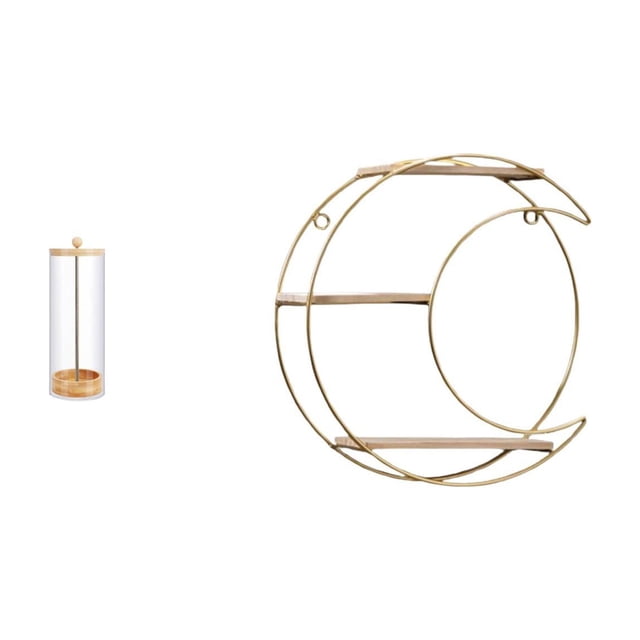 Organizador Transparente Para Pajitas Y Soporte Para Brochas De Maquillaje Con Estante Multifuncional Metálico De Pared Para Exhibición De Objetos De Colección Y Bar Moderno.