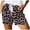 Red, variant on HOWPAY Womens Shorts Baggy Floral Print Loose Fit Elastic High Waisted Wide Leg Pants Casual Stretchy Summer Workout Beach Vacation Clothes Beige L