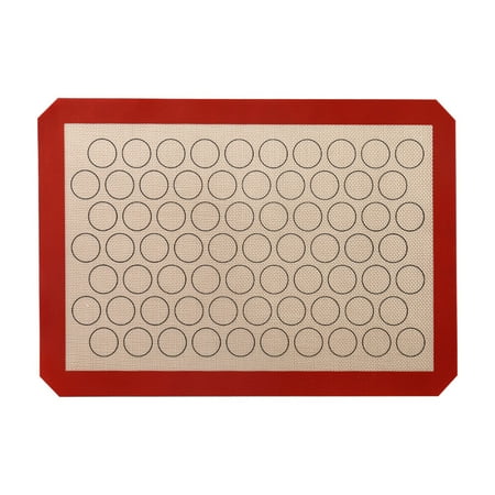 

Silicone Glass Fiber Baking Mat Non Stick Macaron Sheet Reusable Bake Liners for Pastry Bread