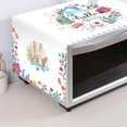 thumbnail image 4 of Microwave Oven Cover Cute Pattern Dustproof Oil Proof Machine Protector Decorative Kitchen Appliance Cover Nordic Style Simple Parts(01), 4 of 5