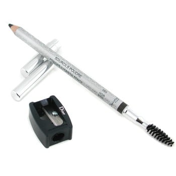 Christian Dior Powder Eyebrow Pencil With Brush and Sharpener - 093 Black 0.04 oz Eyebrow Pencil