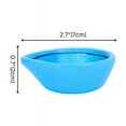 thumbnail image 3 of Natriel Leaf Floral Blue Pottery Diyas – Modern Décor, Set of 4 Ceramic Diyas, 3 of 4