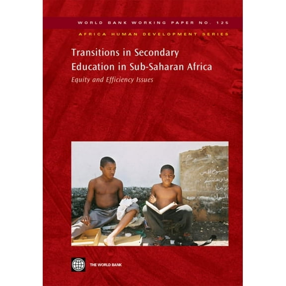 Africa Human Development Transitions in Secondary Education in Sub-Saharan Africa: Equity and Efficiency Issues Volume 125, (Paperback)