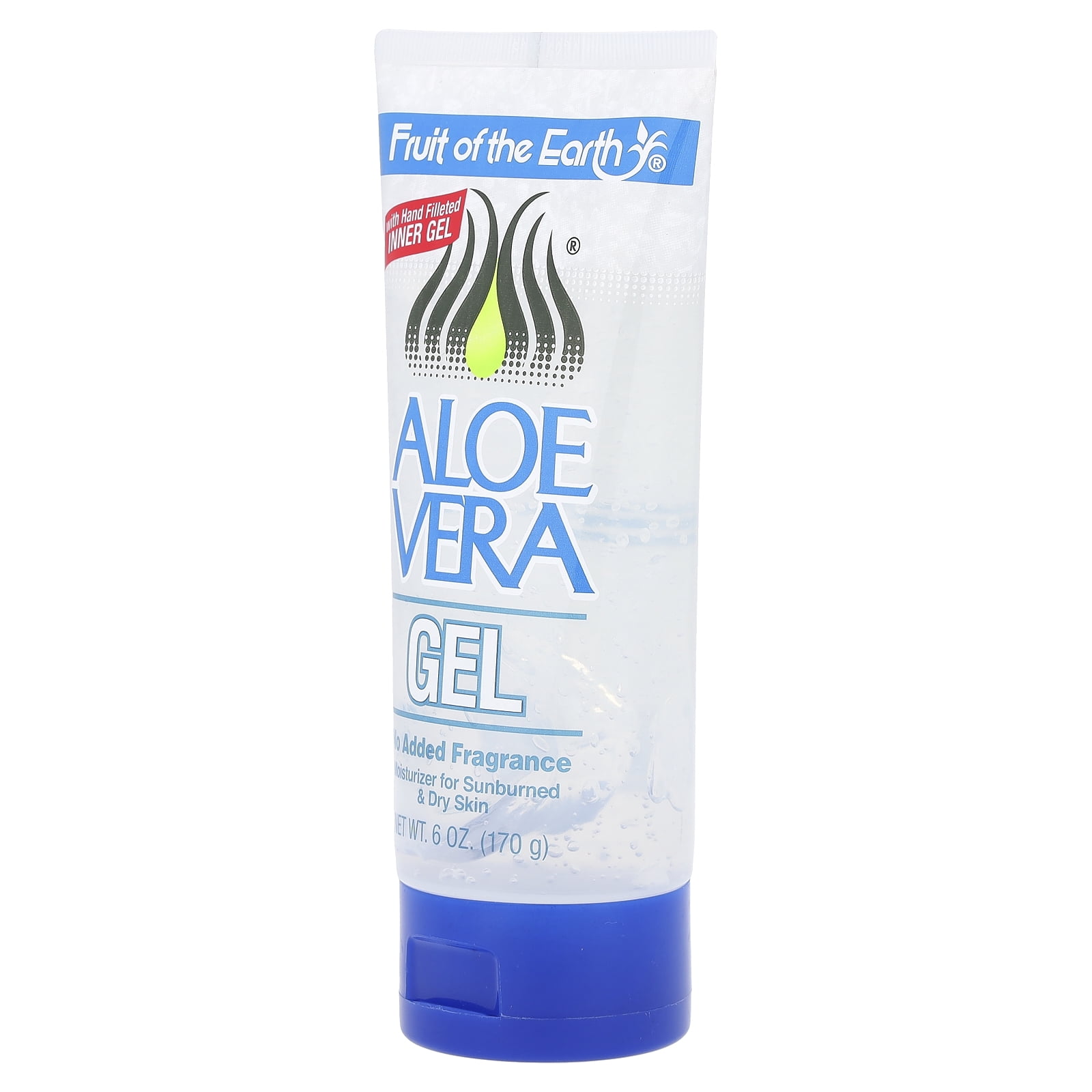 Fruit of the Earth Aloe Vera 100% Gel Pure No Color Added - 6 oz