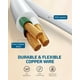 thumbnail image 5 of Cable de alimentación DEWENWILS, enchufe plano giratorio 360° de 30 cm, 3 salidas, 5 of 7