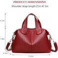 thumbnail image 4 of Sunyuer Crossbody Bags for Women Vegan Leather Top Handle Bag Trendy Handbags with Adjustable Strap, 4 of 7