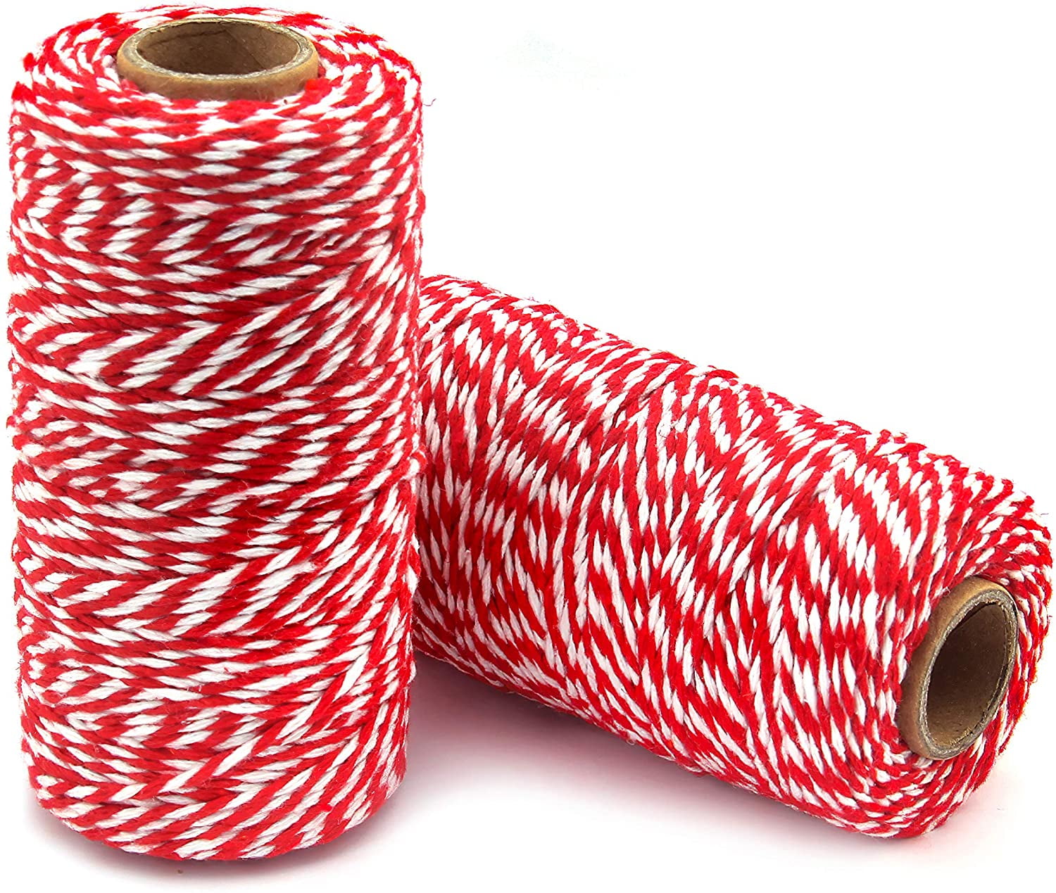 Buy One Get One Free! Red White & Green 100 Metres Craft Giftwrap Twine/String 