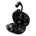 thumbnail image 1 of Auriculares inalámbricos perfecl con clip para la oreja cancelación de ruido pantalla LED recargables negro, 1 of 8