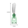 thumbnail image 2 of Butter Knife Spreader Stainless Steel 420 Vertical Design Scraper for Bread Cheese for Kitchen Supplies(Green),Hulucky, 2 of 8