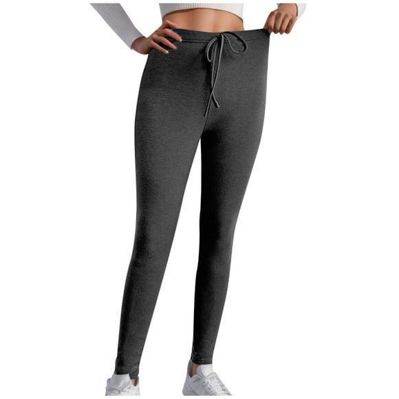cfhntfmh Winter Warm Fleece Lined Leggings for Women High Waisted Thick Thermal Leggings Soft Comfortable Tights