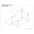thumbnail image 3 of Kingston Brass VPB2216307 Sheridan 24" Bathroom Console Only - Brass, 3 of 5