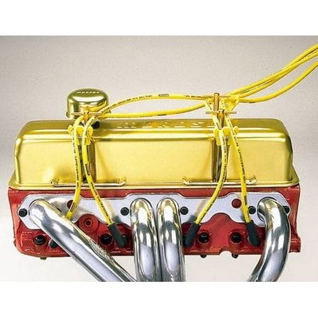 Moroso Spark Plug Wire Loom 7-9mm Blue/Chrome Universal P/N 72150