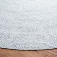 thumbnail image 3 of SAFAVIEH Cape Cod Audra Solid Polyester Area Rug, Grey, 7' x 7' Round, 3 of 7