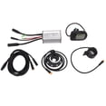 thumbnail image 3 of Kit de modificación eléctrica, DC 36V/48V Pantalla de datos Kit de conversión de bicicleta de medidor ABS Aleación de aluminio para motores sin escobillas de 350W ANGGREK AC8171, 3 of 8