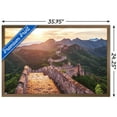 thumbnail image 3 of Wonders of the World - The Great Wall of China Wall Poster, 22.375" x 34", Framed, 3 of 3