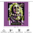 thumbnail image 2 of Beetlejuice Shower Curtain Set 4 Piece, Set Bathroom Sets with Rugs(Bath Mat,U Shape Mat Toilet Lid Cover Mat) Durable Bathroom Decor, 2 of 8