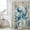 Turquoise, variant on Teal Sea Turtle Coastal Shower Curtain, Waterproof Shower Curtains for Bathroom, Vintage Summer Beach Nautical Washable Fabric Bathtub Curtain Set Bath Decor with 12 Hooks 72"x78"