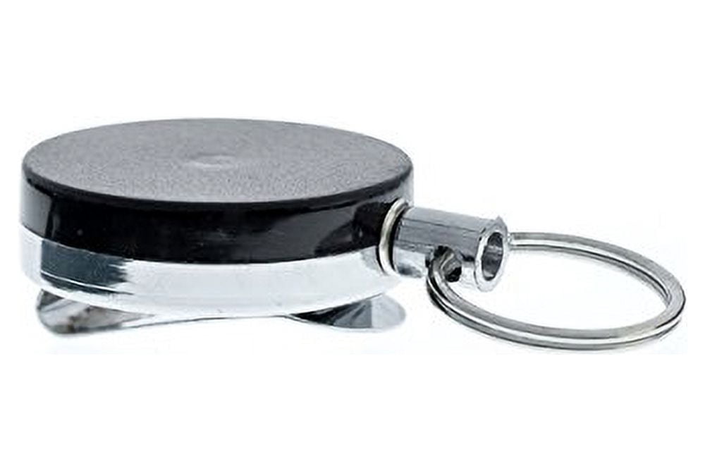 SE Retractable Key Ring with Clip (12-Pack) - P202PK-12