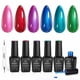 thumbnail image 1 of Set de esmaltes de uñas Beetles Pearl Gel 6 colores Mystic Flow Swirl, 1 of 7