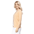 thumbnail image 3 of YEMAK Women's Long Sleeve V-Neck Button Down Soft Knit Cardigan Sweater MK5178-TAUPE-XL, 3 of 5