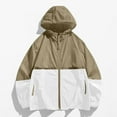 thumbnail image 5 of Zedker Womens Windbreaker Jacket Water Resistant Rain Jacket Rain Jacket for Womens with Hood, 5 of 6