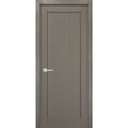 thumbnail image 1 of Pantry Kitchen Door 30 x 84 with Hardware | Quadro 4111 Grey Ash | Single Panel Frame Trims | Bathroom Bedroom Sturdy Doors, 1 of 6