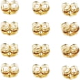 thumbnail image 1 of 14K Gold Earring Backs Yellow Ear Locking E_Special Gift, 1 of 5