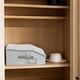 thumbnail image 5 of Caja apilable para guardar gorras: organizador de gorras de béisbol con ventana y cierre de cremallera en el asa, funda plegable para gorras de béisbol y visera para armario., 5 of 7
