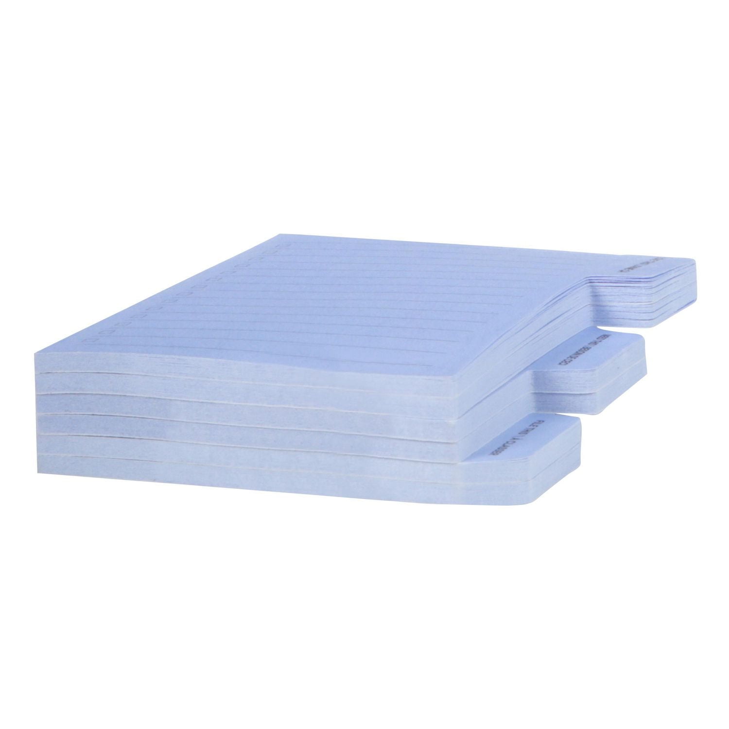 Post-it® Printed Notes, Tab Note Pack, Blue, 3.9 in x 2.9 in (99mm x 73mm)