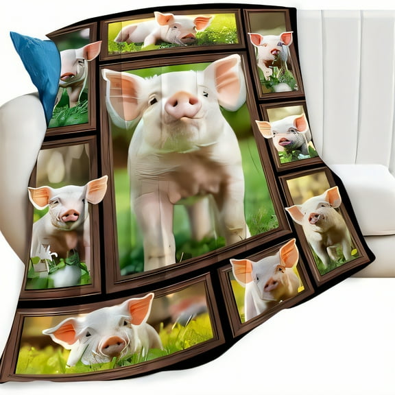 AUQ Throw Blanket,Soft Touch Finish Cute Blanket,Natural Camouflage Colors Throw Blankets,Style1,40*51in