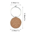 20 Pcs Charms For Glasses Blank Cork Glass Charms Event Table Clothes