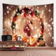 thumbnail image 2 of Tapiz colgante de pared para decoración de dormitorio, sala de estar, manta, alfombra, tapiz navideño, 150x150cm, 2 of 5