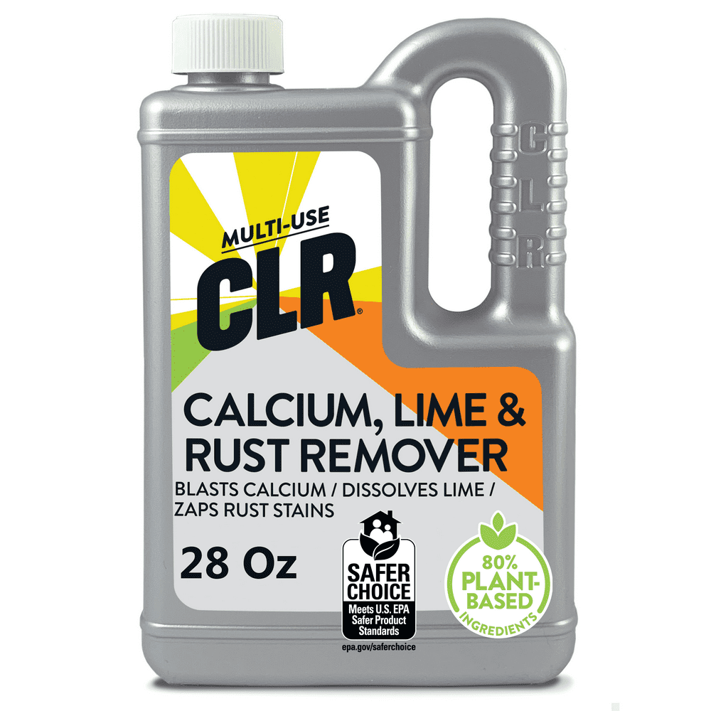 CLR Calcium Lime and Rust Remover, MultiUse Household Cleaner, 28 Fluid Ounce