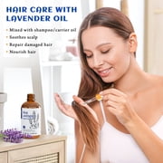 HIQILI 100% Pure Lavender Essential Oil, 100ML Undiluted for Diffuser, Relax Mind & Better Sleep