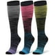 thumbnail image 3 of 7 pares de calcetines de presión de colores mezclados degradados, calcetines deportivos para hombres y mujeres, calcetines elásticos, 3 of 5