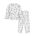 thumbnail image 2 of Uemuo Sea Turtle Pattern Womens Pajama Sets,PJ Set for Women,Pajamas for Women Logo,Long Sleeve Pajama Set for Women,Soft Long Sleeve Top With Pants-Small, 2 of 9