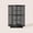 Black, variant on XIMN 360° Rotating Bamboo CD/DVD Shelf - 6-Tier Space-Saving Media Storage Cabinet for Movies, Organizer with Super Compact Design
