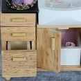 thumbnail image 7 of JZROCKER Dollhouses Miniature Bathroom Vanity 1/12 Scale Bathroom Sink Cabinet Hand Washing Basin for Dollhouses Collector, 7 of 7