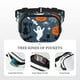 thumbnail image 5 of Fotbe Halloween Cangurera Cuadrada con Estampado de Doble Capa, Bolsa de Cintura Ajustable Mini para Hombres y Mujeres, 5 of 9
