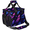 Multicolour 2, variant on Herdesigns Peacock Feather Large Lunch Bag Insulated Thermal Lunchbox Reusable Leakproof Cooler Bags with Shoulder Strap for Adults Men Women Work Picnic, Blue Teal
