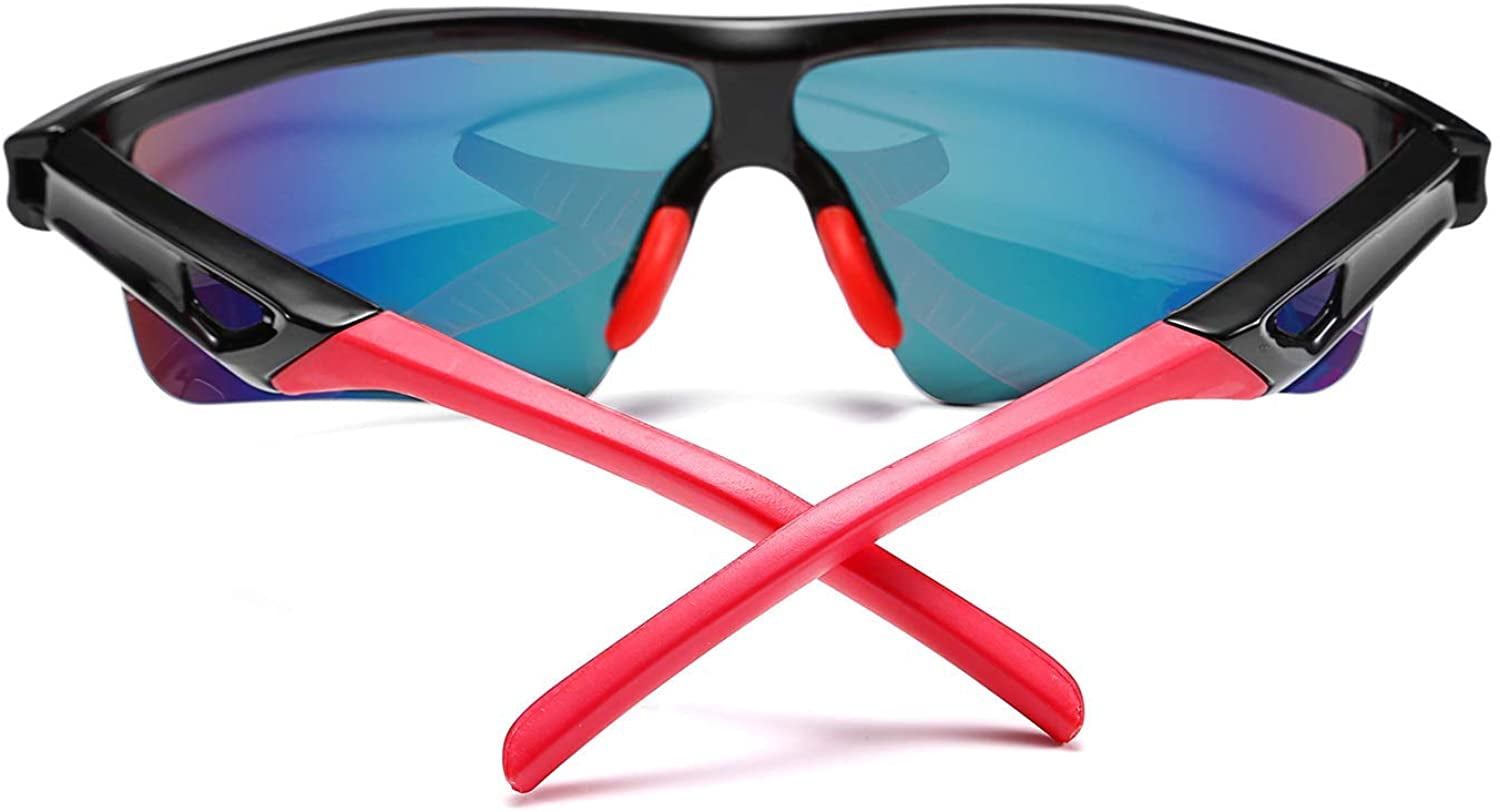 FEISEDY Kids Teens Sports Polarized Sunglasses TR90 Frame Boys Girls Cycling B2454