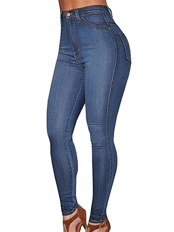 walmart ladies blue jeans